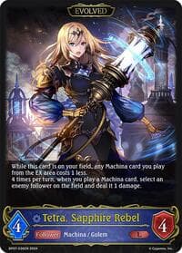 Tetra, Sapphire Rebel (Evolved) - BP07: Verdant Steel - Shadowverse: Evolve card