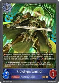 Prototype Warrior - BP07: Verdant Steel - Shadowverse: Evolve card