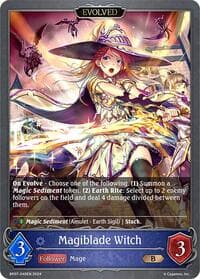 Magiblade Witch (Evolved) - BP07: Verdant Steel - Shadowverse: Evolve card