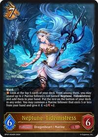 Neptune, Tidemistress - BP07: Verdant Steel - Shadowverse: Evolve card