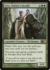 Yeva, Nature's Herald - Magic 2013 (M13) - Magic: The Gathering card