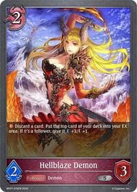 Hellblaze Demon - BP07: Verdant Steel - Shadowverse: Evolve card