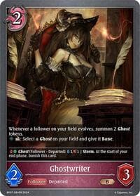 Ghostwriter - BP07: Verdant Steel - Shadowverse: Evolve card