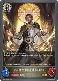 Marlone, Light of Balance - BP07: Verdant Steel - Shadowverse: Evolve card