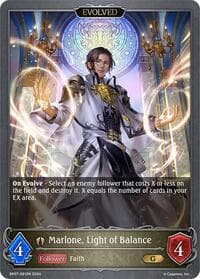 Marlone, Light of Balance (Evolved) - BP07: Verdant Steel - Shadowverse: Evolve card