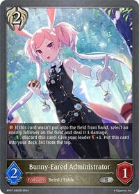 Bunny-Eared Administrator - BP07: Verdant Steel - Shadowverse: Evolve card