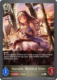 Marcotte, Heretical Sister - BP07: Verdant Steel - Shadowverse: Evolve card