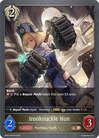 Ironknuckle Nun - BP07: Verdant Steel - Shadowverse: Evolve card