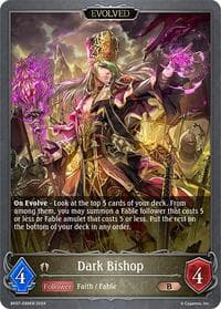 Dark Bishop (Evolved) - BP07: Verdant Steel - Shadowverse: Evolve card
