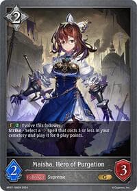 Maisha, Hero of Purgation - BP07: Verdant Steel - Shadowverse: Evolve card