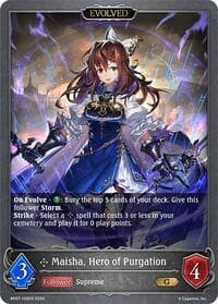 Maisha, Hero of Purgation (Evolved) - BP07: Verdant Steel - Shadowverse: Evolve card