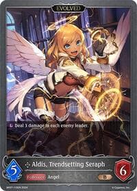 Aldis, Trendsetting Seraph (Evolved) - BP07: Verdant Steel - Shadowverse: Evolve card