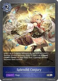 Splendid Conjury - P14EN (Foil) - BP07: Verdant Steel - Shadowverse: Evolve card