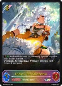 Ladica, the Stoneclaw (SL) - BP07: Verdant Steel - Shadowverse: Evolve card