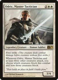 Odric, Master Tactician - Magic 2013 (M13) - Magic: The Gathering card