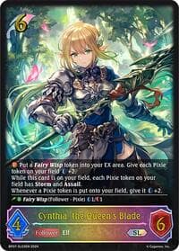 Cynthia, the Queen's Blade (SL) - BP07: Verdant Steel - Shadowverse: Evolve card