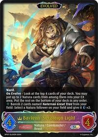 Bayleon, Sovereign Light (Evolved) (SL) - BP07: Verdant Steel - Shadowverse: Evolve card