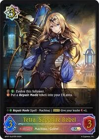 Tetra, Sapphire Rebel (SL) - BP07: Verdant Steel - Shadowverse: Evolve card