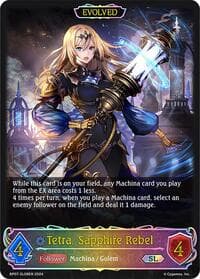 Tetra, Sapphire Rebel (Evolved) (SL) - BP07: Verdant Steel - Shadowverse: Evolve card
