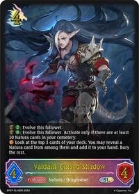 Valdain, Cursed Shadow (SL) - BP07: Verdant Steel - Shadowverse: Evolve card