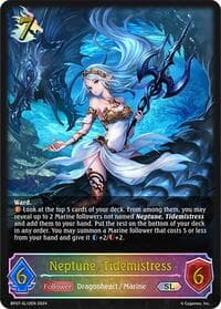 Neptune, Tidemistress (SL) - BP07: Verdant Steel - Shadowverse: Evolve card