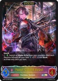 Mono, Garnet Rebel (Evolved) (SL) - BP07: Verdant Steel - Shadowverse: Evolve card