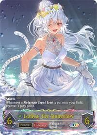 Ladica, the Stoneclaw (Evolved) (U) - BP07: Verdant Steel - Shadowverse: Evolve card