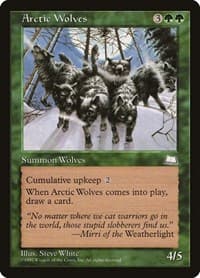 Arctic Wolves - Weatherlight - Magic: The Gathering card