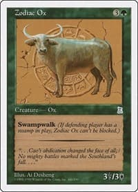 Zodiac Ox - Portal Three Kingdoms - Magic: The Gathering card