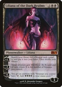 Liliana of the Dark Realms - Magic 2013 (M13) - Magic: The Gathering card