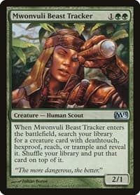 Mwonvuli Beast Tracker - Magic 2013 (M13) - Magic: The Gathering card