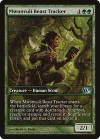 Mwonvuli Beast Tracker - Game Day & Store Championship Promos - Magic: The Gathering card