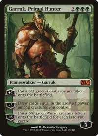 Garruk, Primal Hunter - Magic 2013 (M13) - Magic: The Gathering card