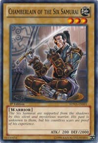 Chamberlain of the Six Samurai - Structure Deck: Samurai Warlords - YuGiOh card