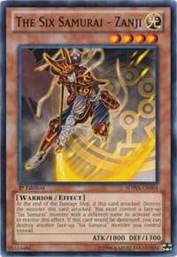 The Six Samurai - Zanji - Structure Deck: Samurai Warlords - YuGiOh card