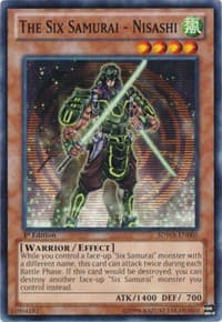 The Six Samurai - Nisashi - Structure Deck: Samurai Warlords - YuGiOh card