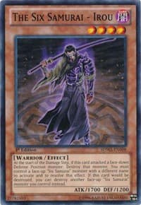 The Six Samurai - Irou - Structure Deck: Samurai Warlords - YuGiOh card