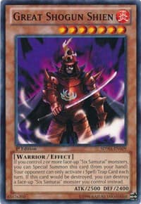 Great Shogun Shien - Structure Deck: Samurai Warlords - YuGiOh card