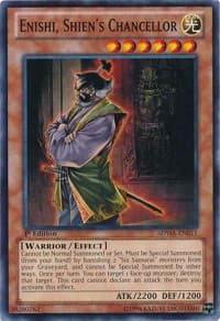 Enishi, Shien's Chancellor - Structure Deck: Samurai Warlords - YuGiOh card