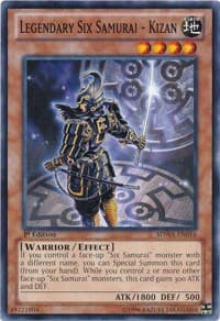 Legendary Six Samurai - Kizan - Structure Deck: Samurai Warlords - YuGiOh card