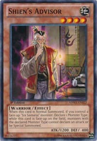 Shien's Advisor - Structure Deck: Samurai Warlords - YuGiOh card
