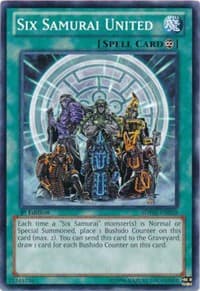 Six Samurai United - Structure Deck: Samurai Warlords - YuGiOh card