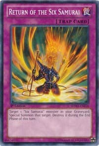 Return of the Six Samurai - Structure Deck: Samurai Warlords - YuGiOh card