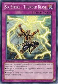 Six Strike - Thunder Blast - Structure Deck: Samurai Warlords - YuGiOh card