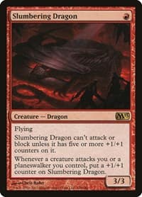 Slumbering Dragon - Magic 2013 (M13) - Magic: The Gathering card