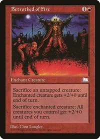 Betrothed of Fire - Weatherlight - Magic: The Gathering card