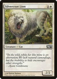 Silvercoat Lion - Magic 2013 (M13) - Magic: The Gathering card