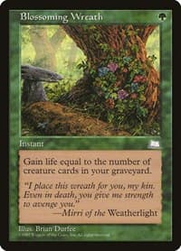 Blossoming Wreath - Weatherlight - Magic: The Gathering card