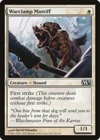 Warclamp Mastiff - Magic 2013 (M13) - Magic: The Gathering card