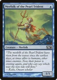 Merfolk of the Pearl Trident - Magic 2013 (M13) - Magic: The Gathering card